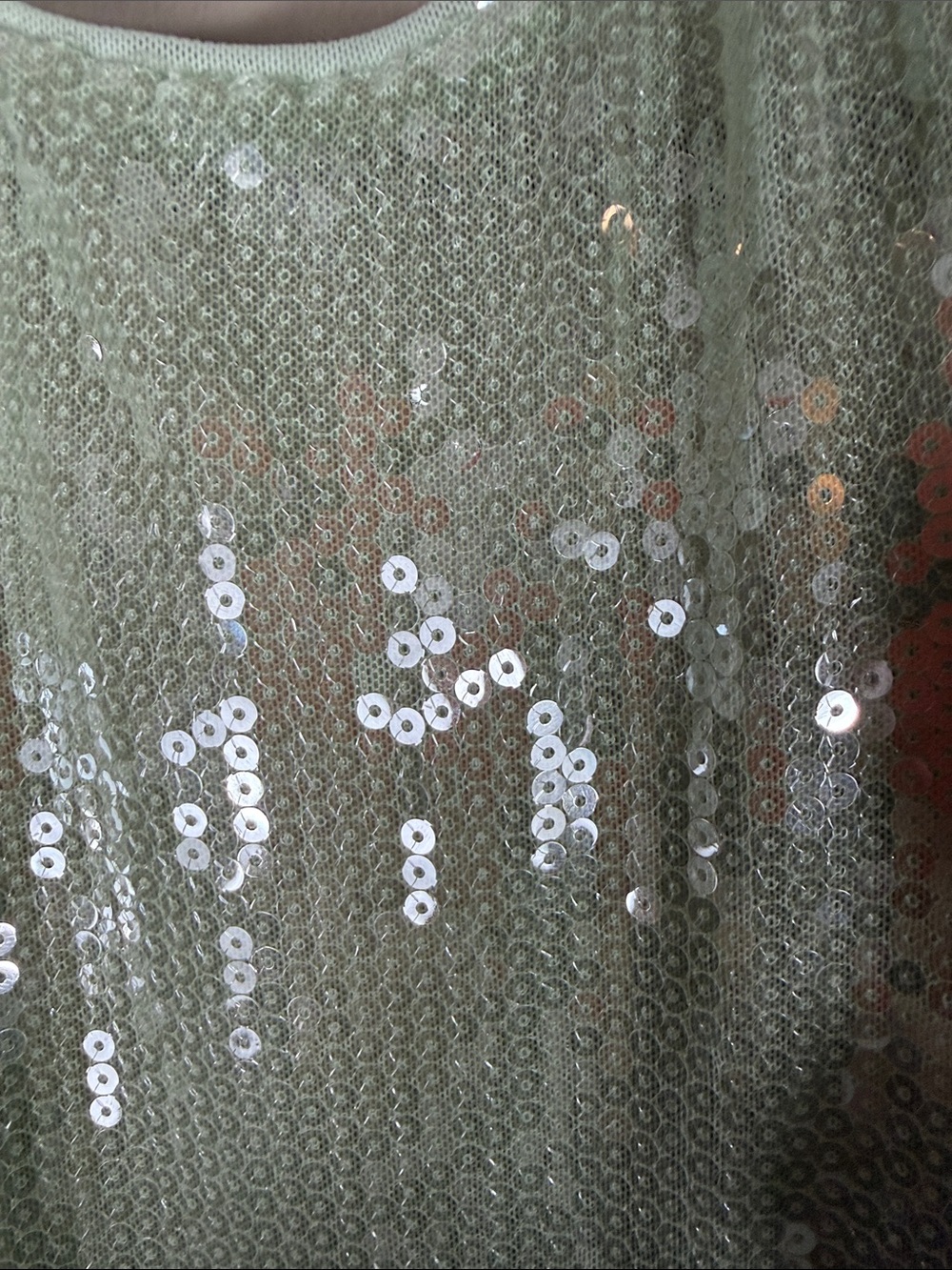 Reformation Elowyn Sequin Halter Open Back Slit Maxi Dress Gown Icy Seafoam - Picture 11 of 13